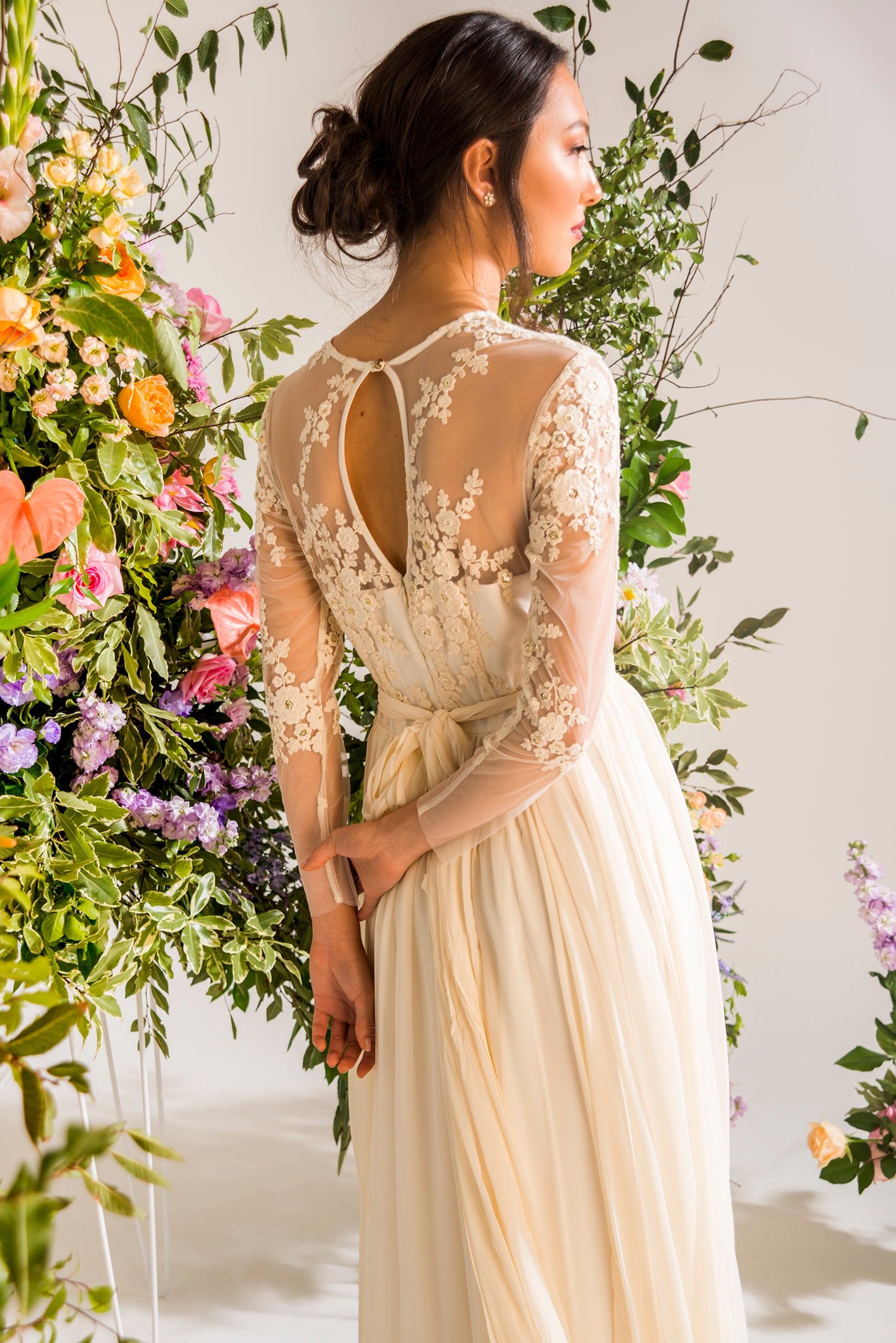 Bridal Lace -Gold & Cream