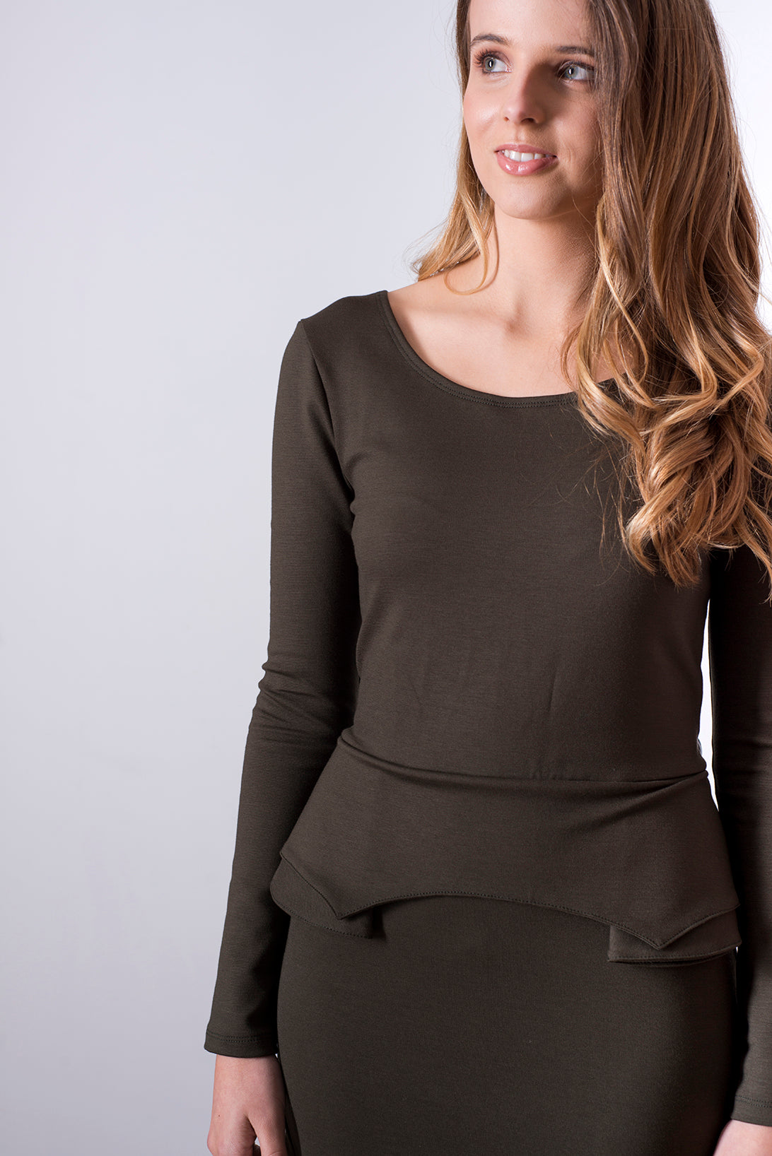 Romance Dress-Khaki