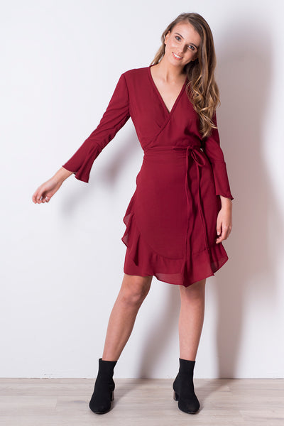 Moody Wrap - Deep Red