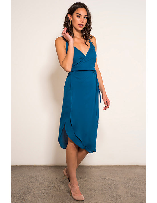 Kezia Wrap - Aqua