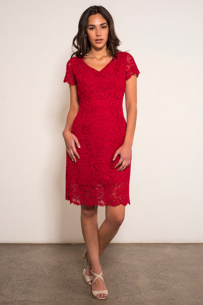 Valeria Dress - Red