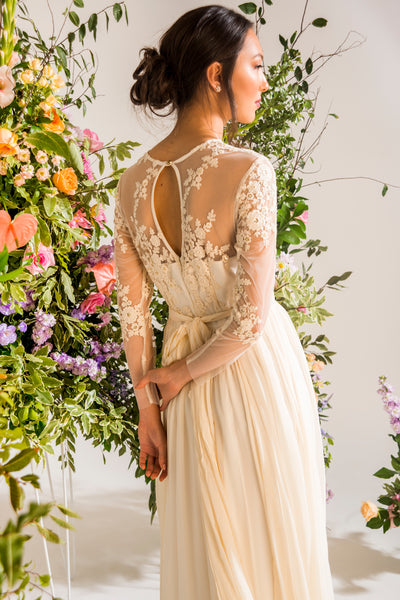 Bridal Lace -Gold & Cream