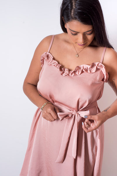 Sunday Dress-Blush