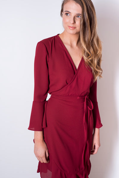 Moody Wrap - Deep Red