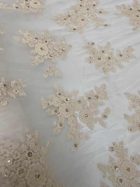 Bridal Lace -Gold & Cream