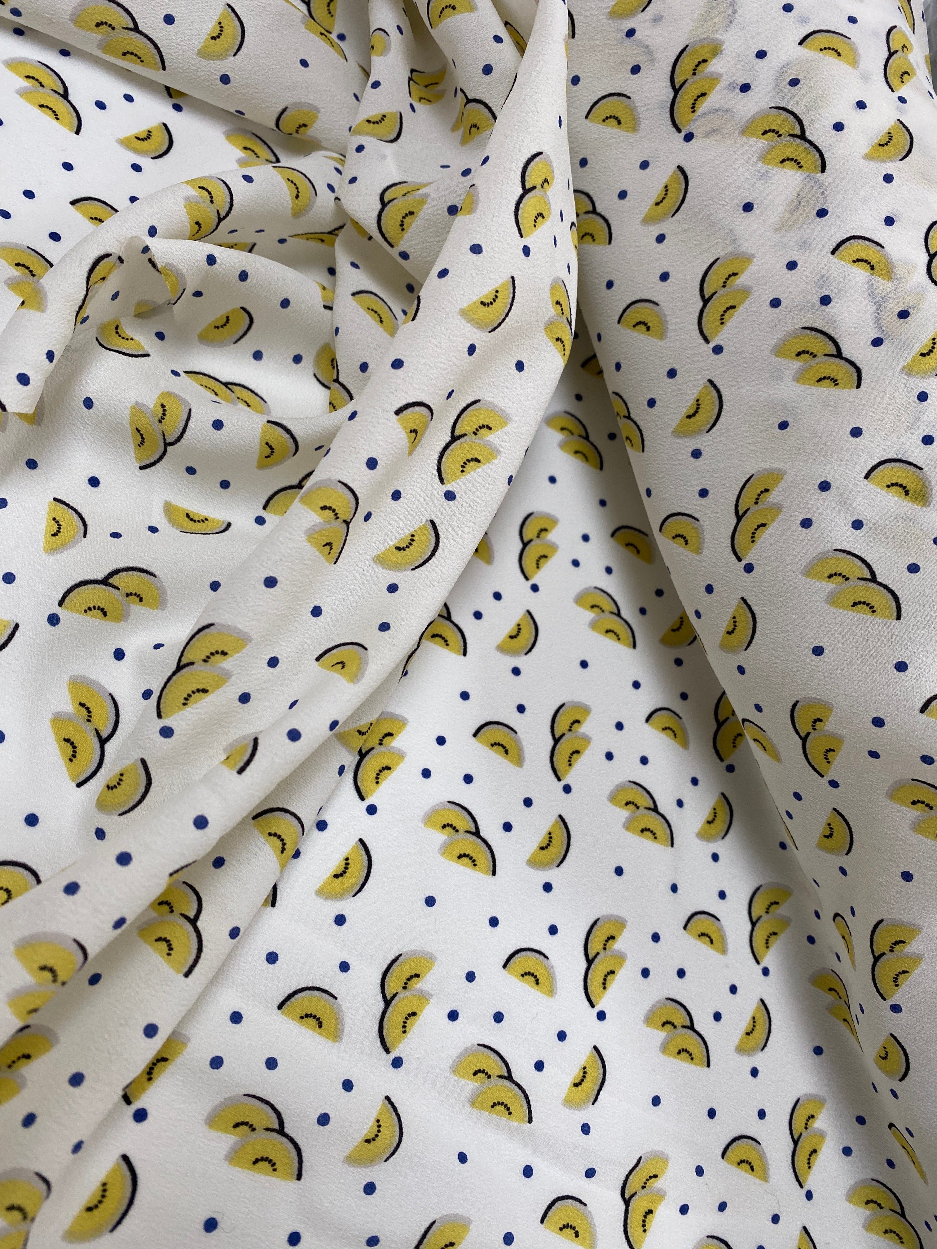 Watermelon Print - White/Yellow/Blue