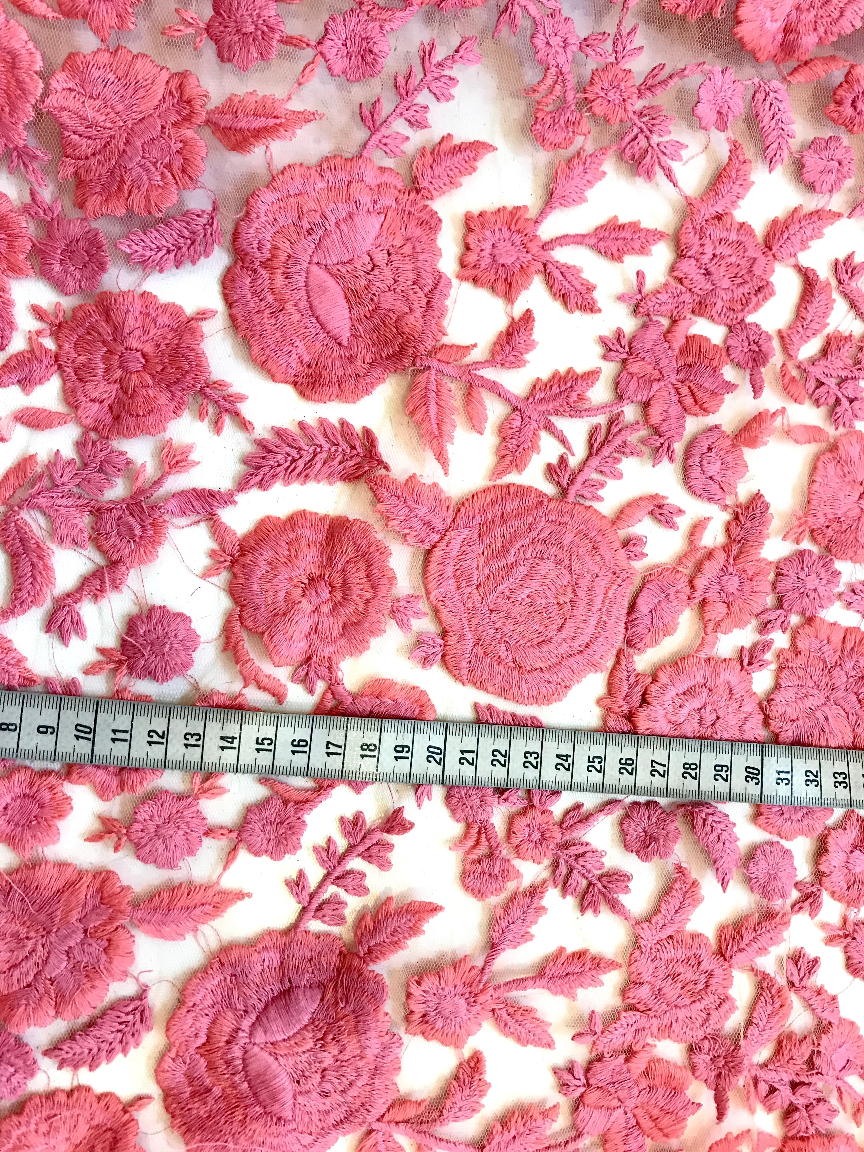 Renella - Embroidered Lace Fabric