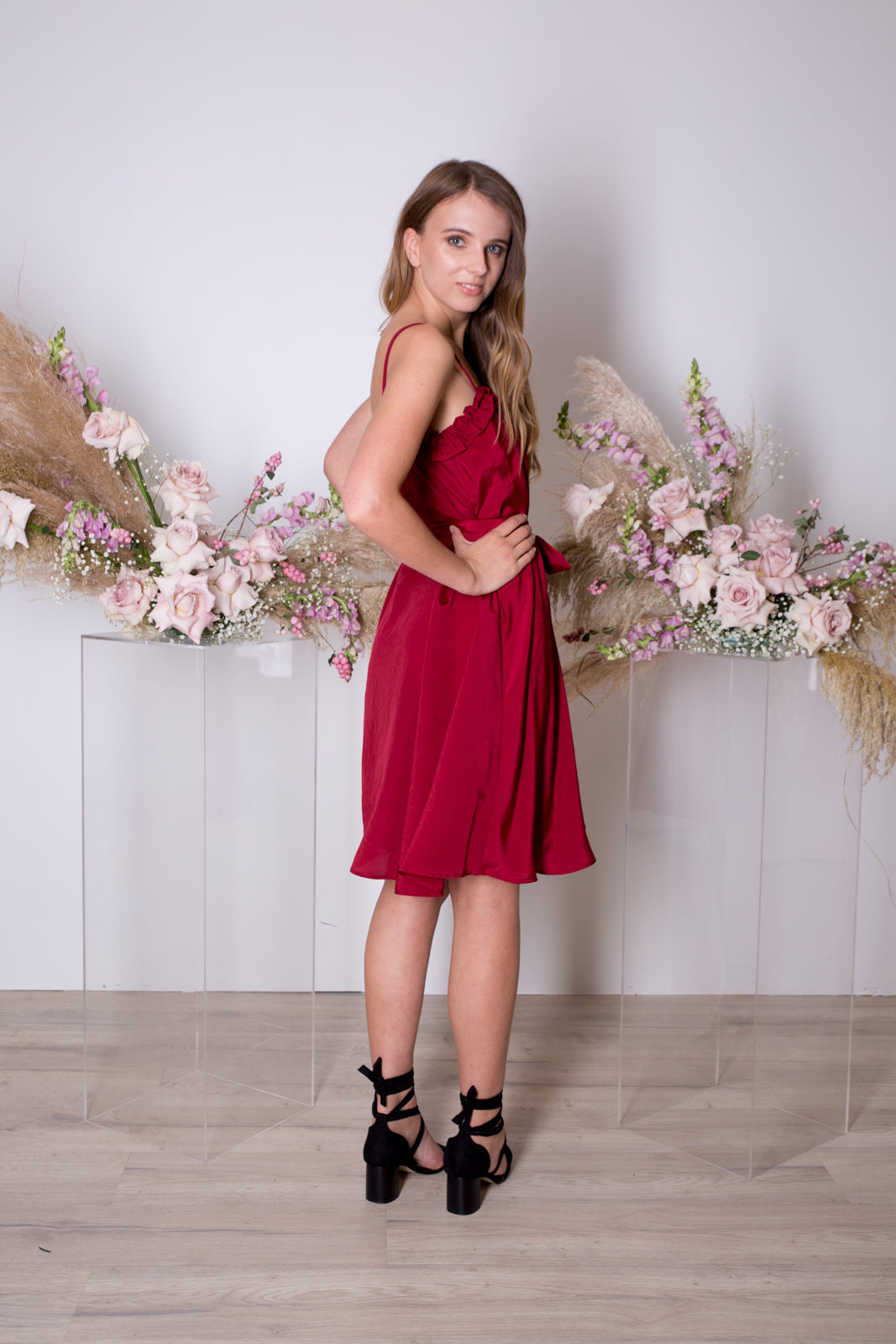 Sunday Dress-Maroon (SECOND HAND)