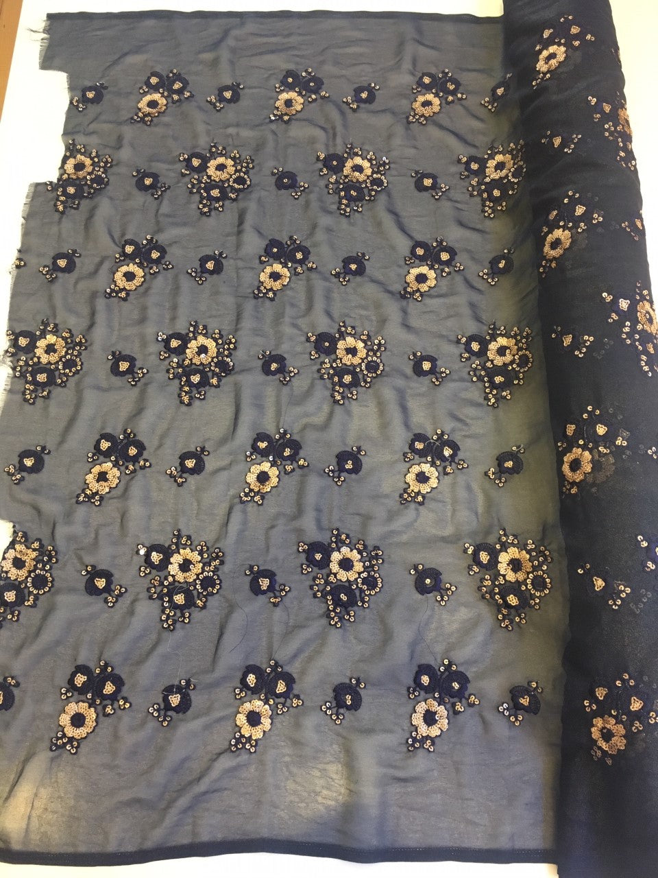 Natasha - Embroidered Lurex Fabric